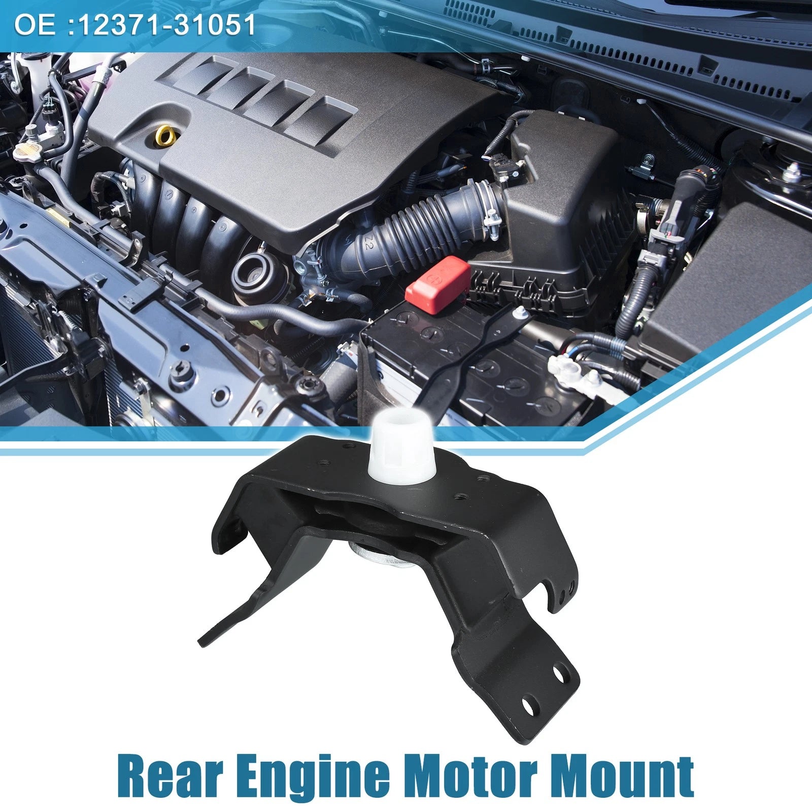 Engine Motor Mount Rear Replacement for Toyota 4Runner (2003–2022)