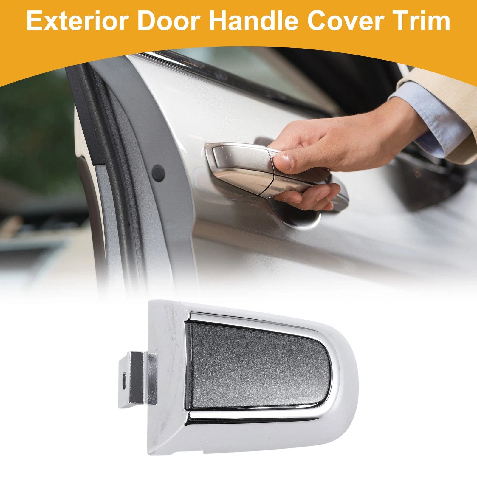 Exterior Door Handle Cover Trim Replacement for Chevrolet Malibu (2016–2018)
