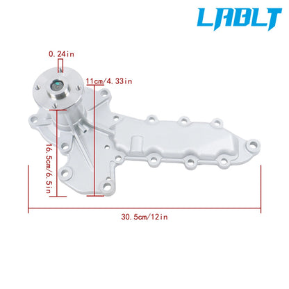 Water Pump for Kubota D1302 D1402 V1502 V1702 (15521-73033, 15521-73035)