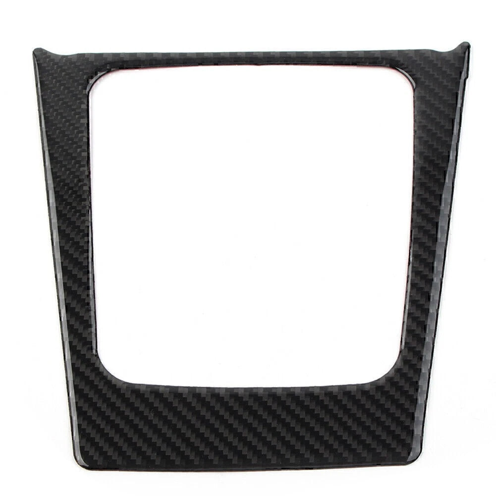 Carbon Fiber Black Car Gear Shift Panel Frame Trim For Subaru Forester 2013-2018