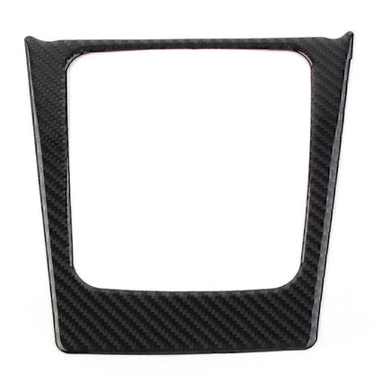 Carbon Fiber Black Car Gear Shift Panel Frame Trim For Subaru Forester 2013-2018