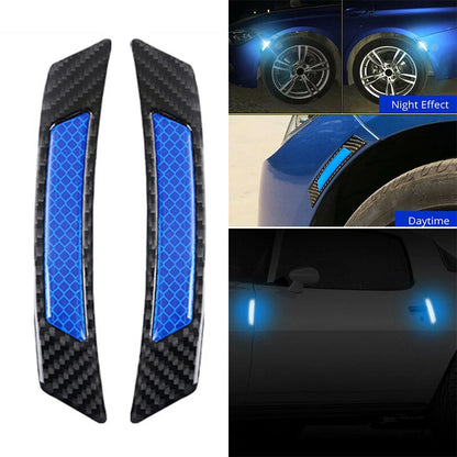 2X Car Door Edge Guard Reflective Sticker Tape for Universal Fit