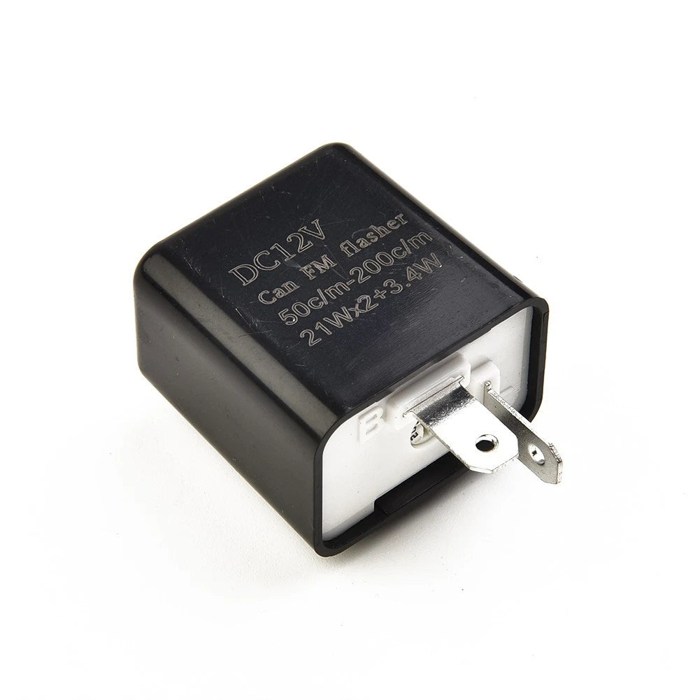 Part Flasher Relay Speed Turn Signal Waterproof 12V Accessory Adjustable