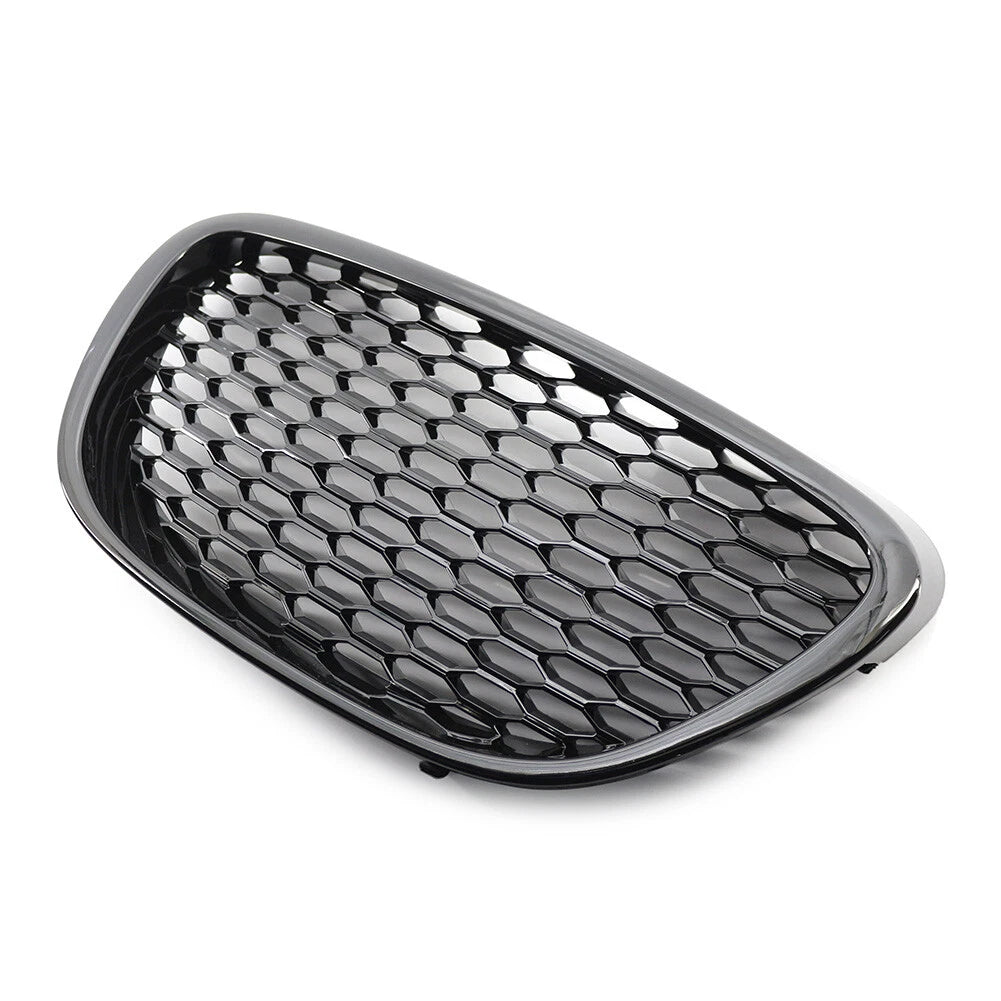 Front Bumper Grille for SEAT Leon MK2 1P1 (2006–2009) Black ABS