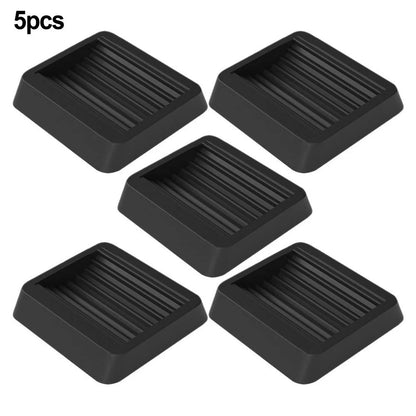 5pcs Square Caster Blocks for Office Chair Sofa Bed Floor Protection
