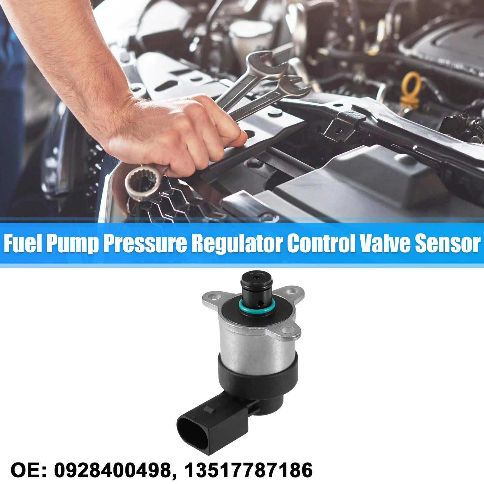 Fuel Pump Pressure Sensor for BMW 320d 330d 330xd E46 E90 (1998–2011)
