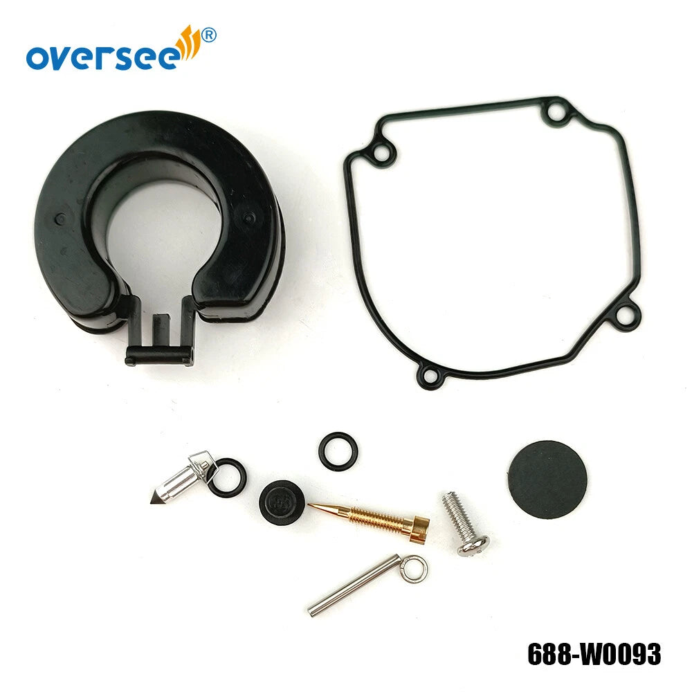3X Carburetor Repair Kit for Yamaha Outboard 75-90HP (688-W0093, 688-W0093-00)