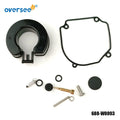 3X Carburetor Repair Kit for Yamaha Outboard 75-90HP (688-W0093, 688-W0093-00)