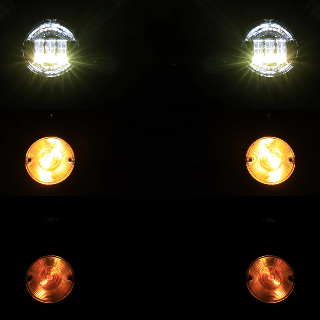 4.5" LED Spot Passing Lights for Harley Touring (2014–2024)