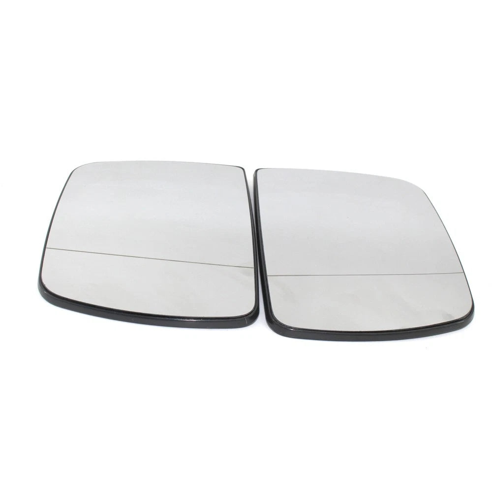 2Pcs Chrome Door Side Wing Mirror Glass for BMW X5 (2000–2007) 51168408797