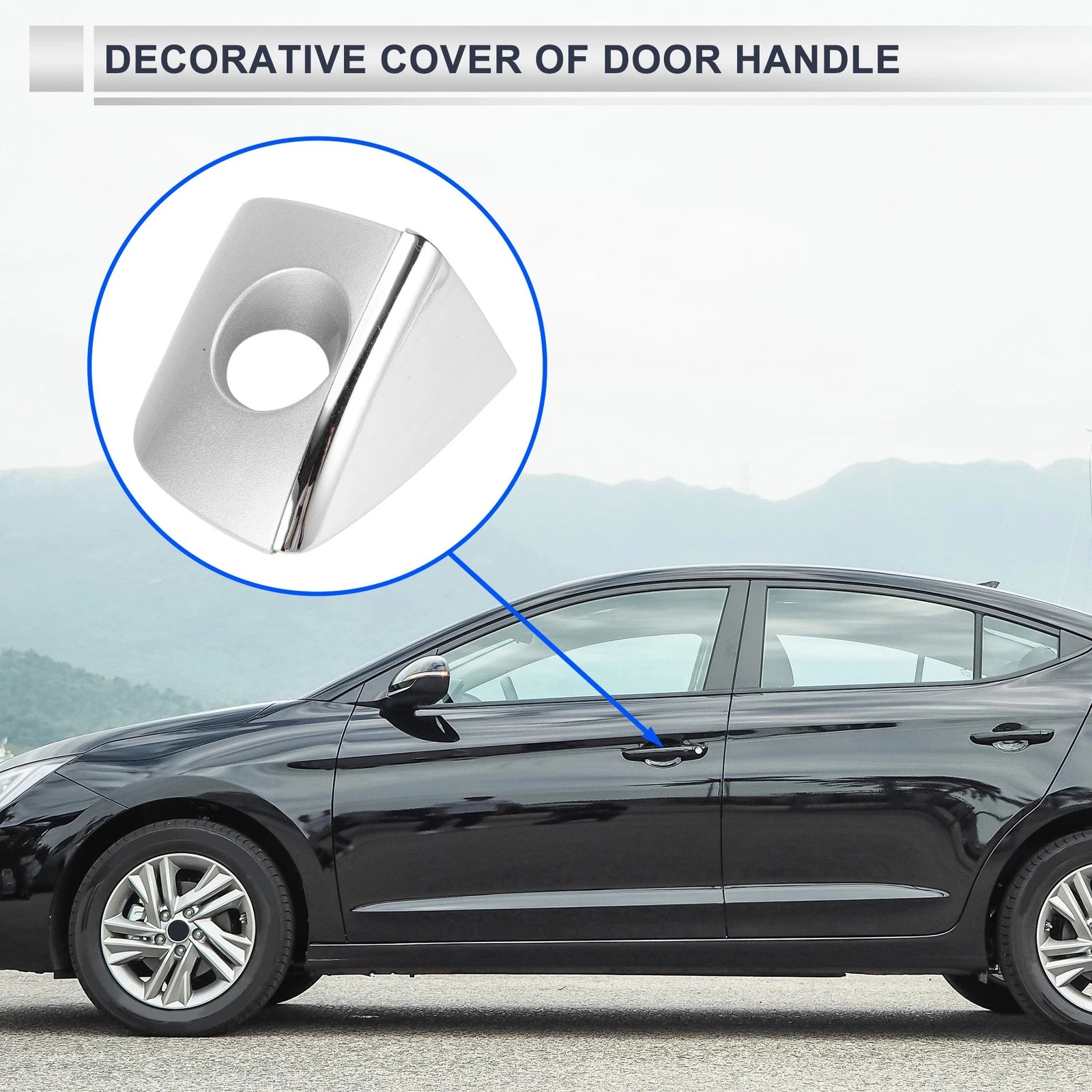 Front Left Door Handle Cover Lock Cap for Audi Q5 8R (2009–2017)