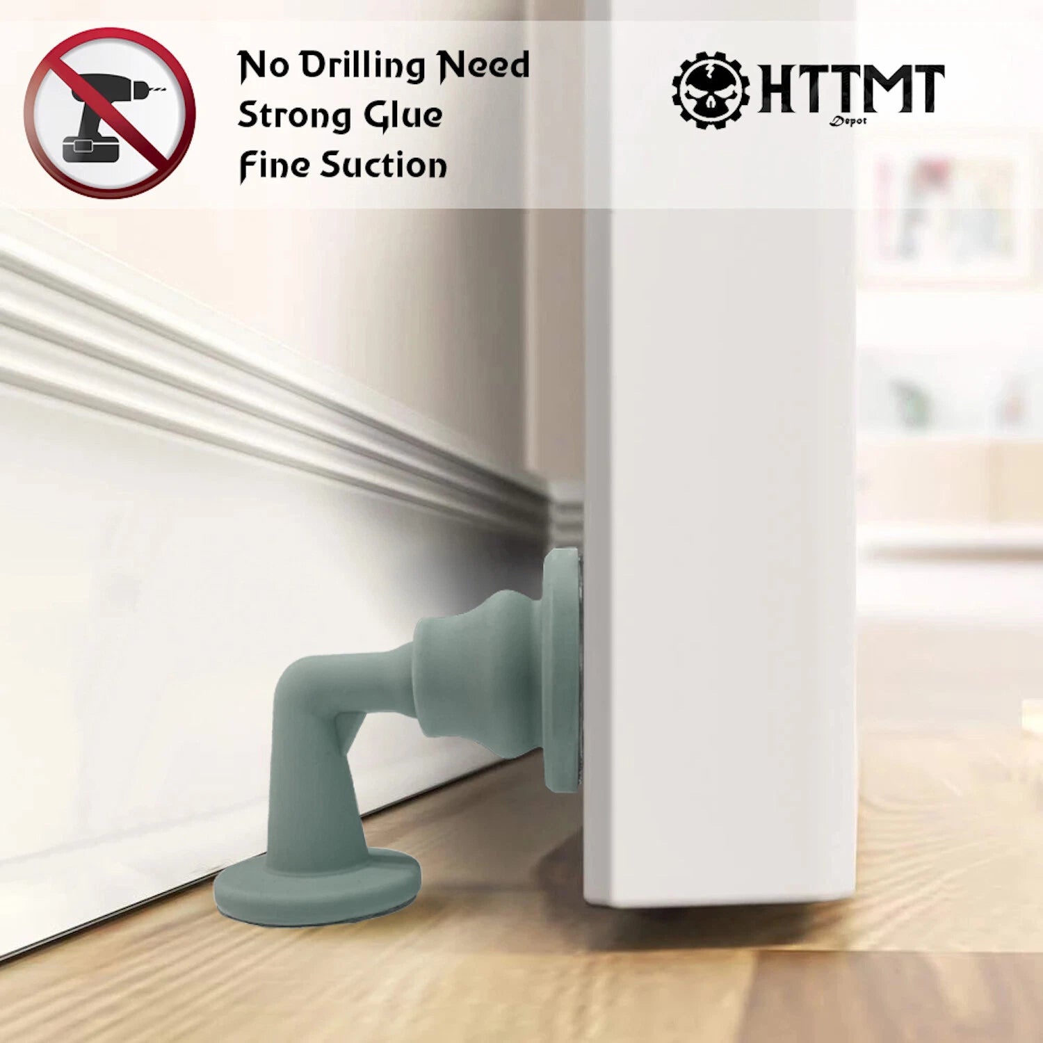 Silicone Door Stopper for HTTMT (Gray Green)