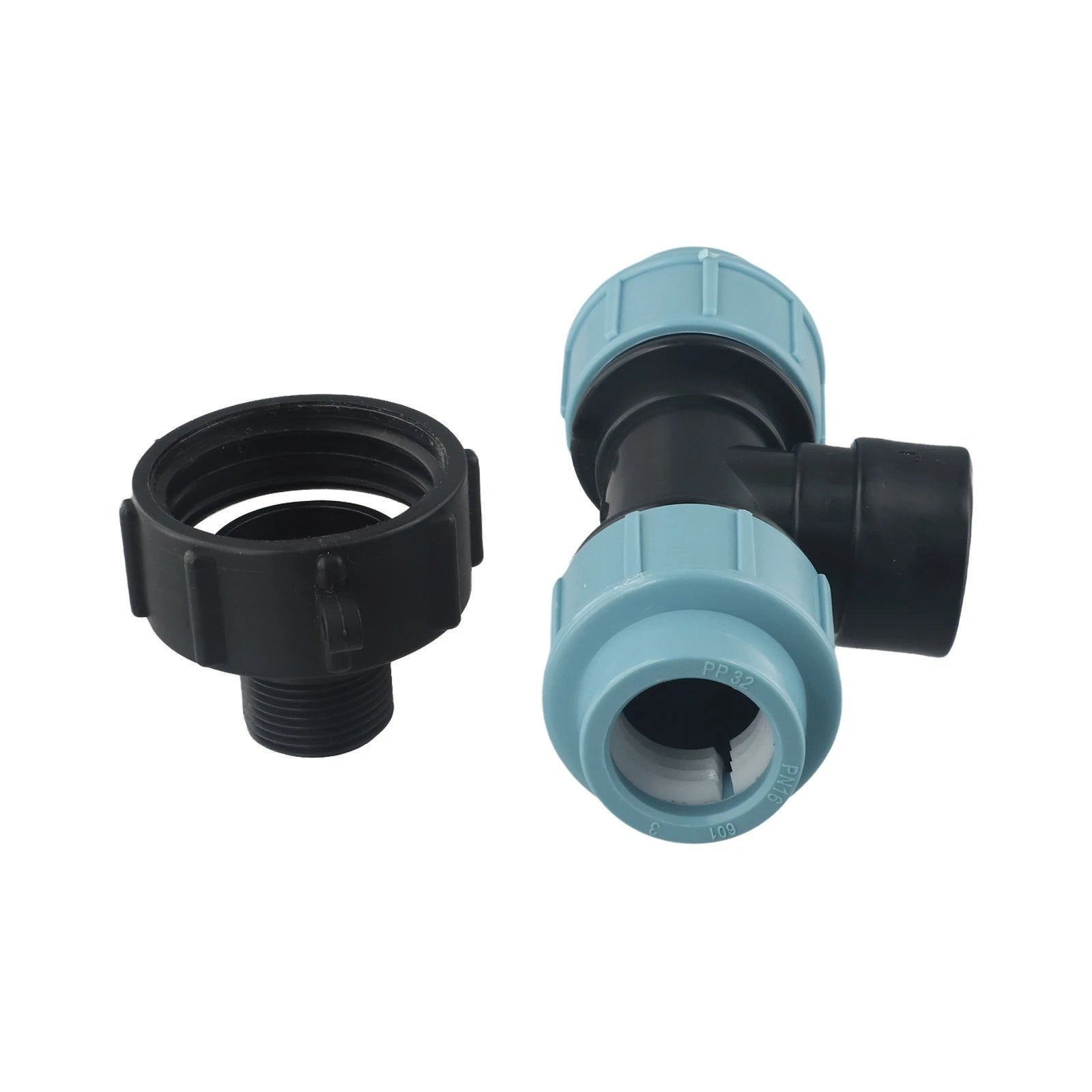 60mm Female Thread to 20/25/32mm PE Pipe Connector