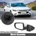 Left Side Door Mirror Assembly 7 Pin Replacement for Chevrolet Malibu Hybrid (2017–2020)