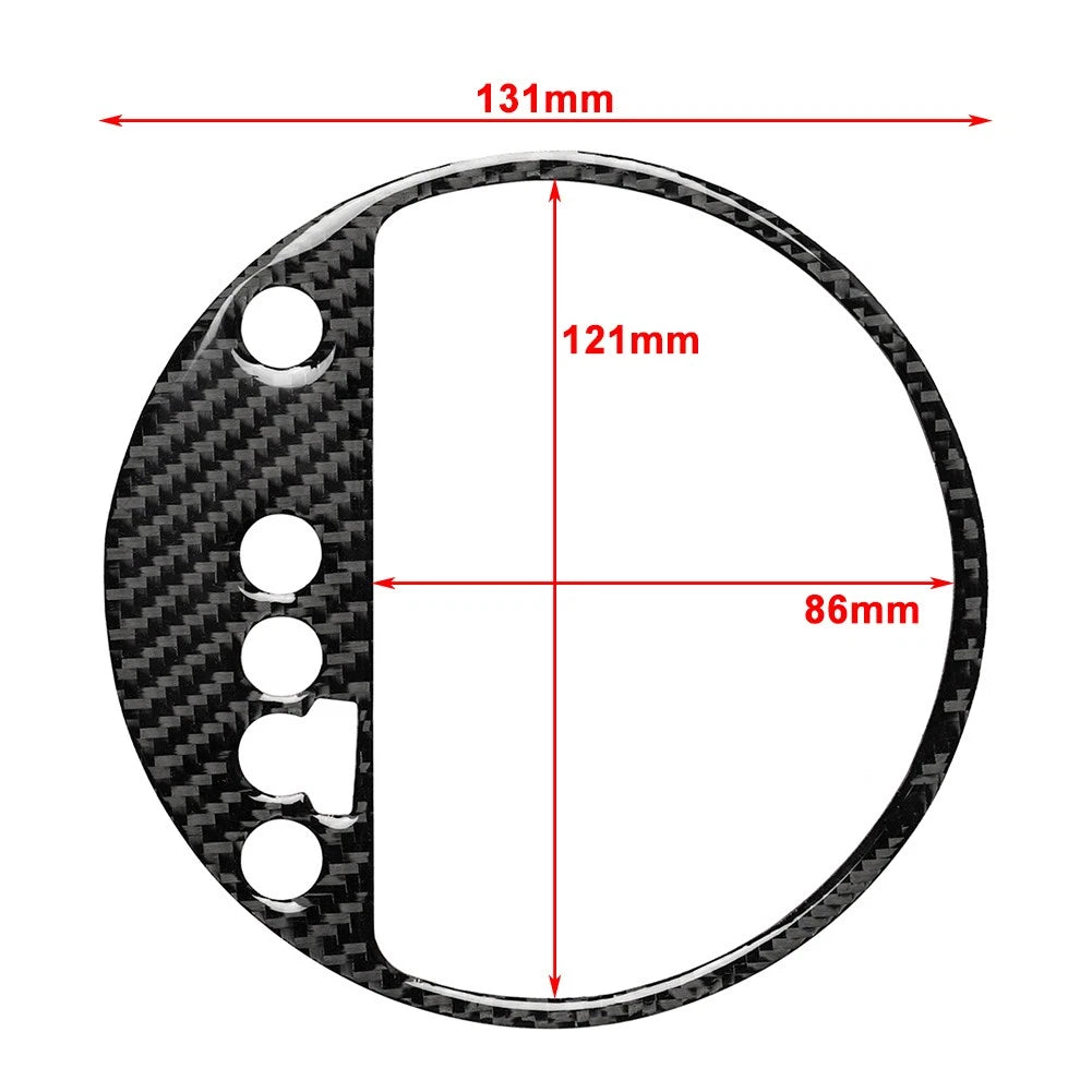 Central Console Switch Plate Cover for Audi TT TTS TTRS (2008–2014) LHD Black