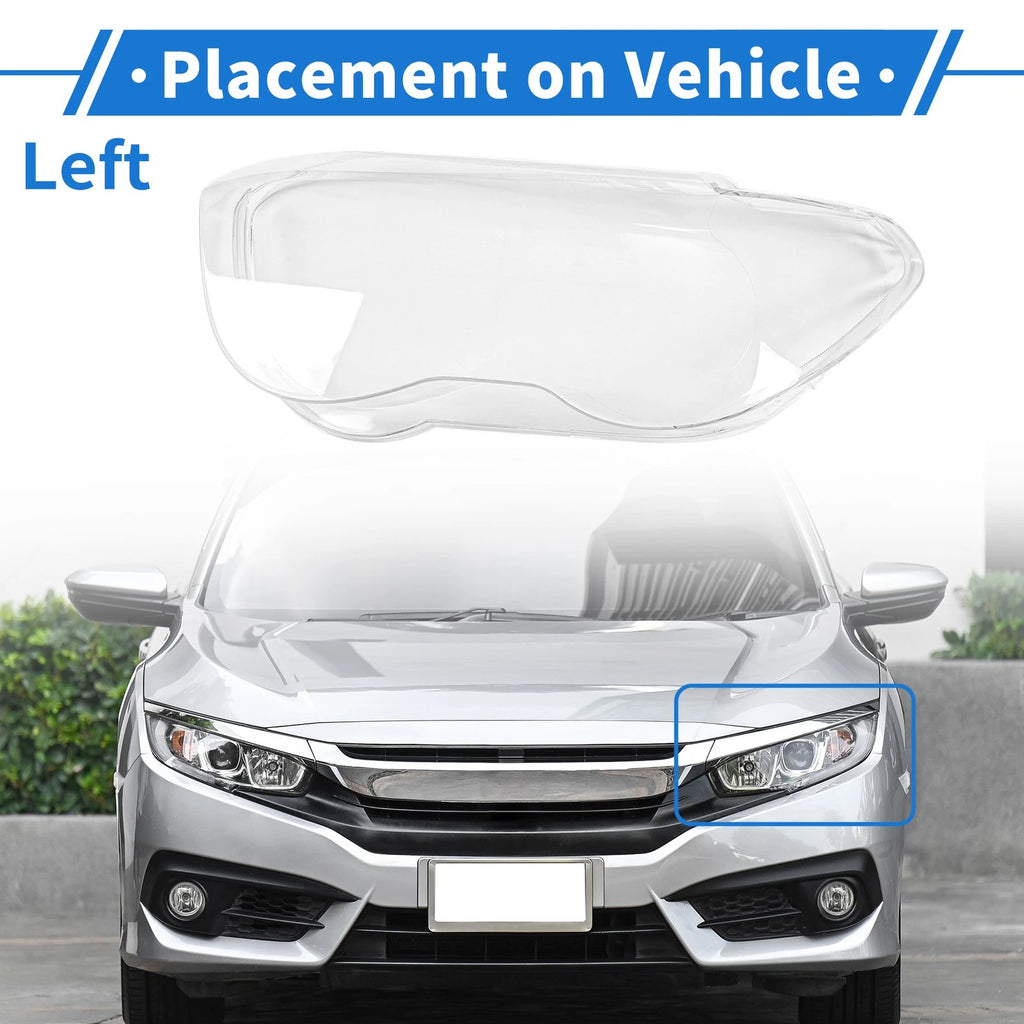 Headlight Lens Cover Front Left OEM for BMW 7 Series E66 E65 (2002–2005)