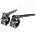 Set of 2 Clip On Handlebar Fork Tubes for Universal Motorcycles (55mm)