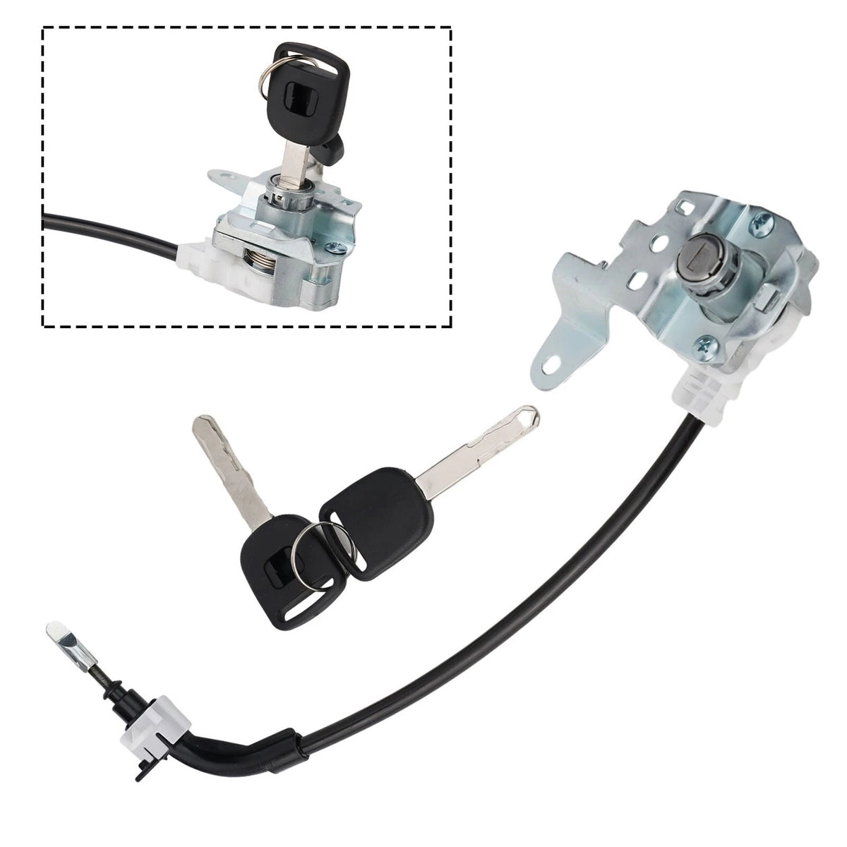 Car Door Lock Cylinder with Wire & 2 Keys for Civic (2006–2011)