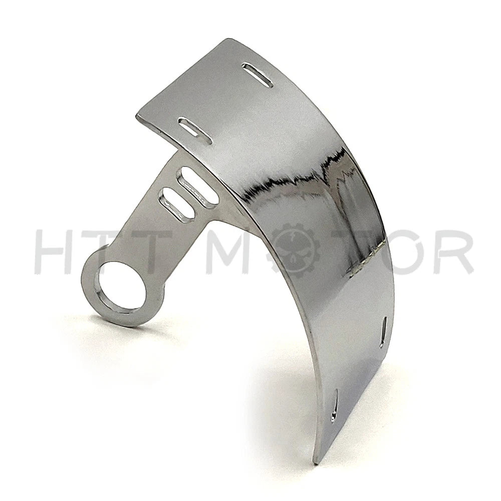 Chrome Side Mount License Plate Bracket for Yamaha YZF-R6/Suzuki M109 (2006–2023)