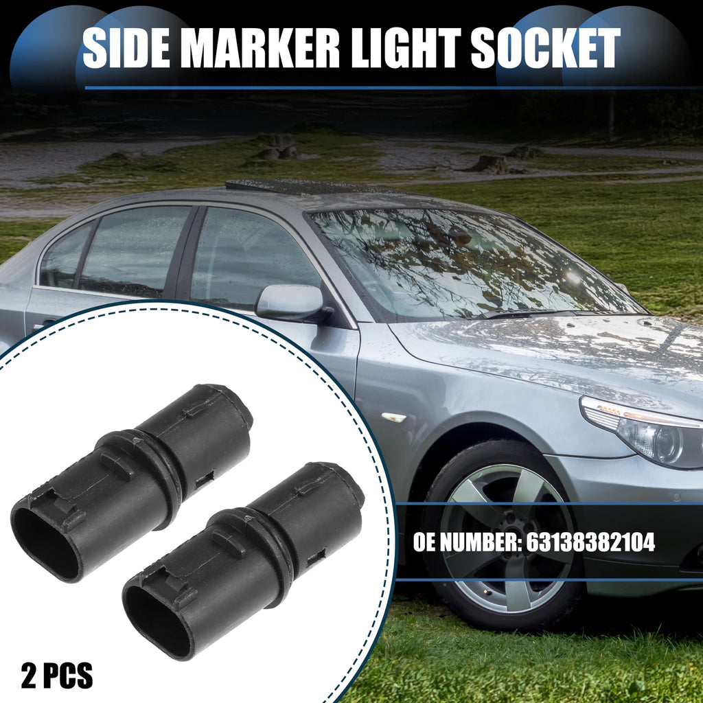 2X Side Marker Light Socket No. 63138382104 for BMW Mini Cooper (2001–2023)