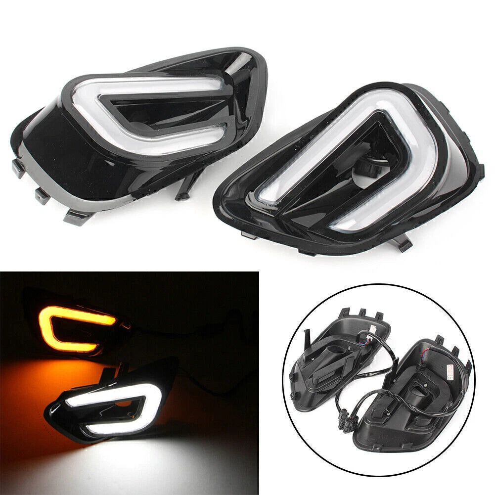 LED Daytime Running Light Lamp for Jeep Compass (2011–2016) w/Turn Signal