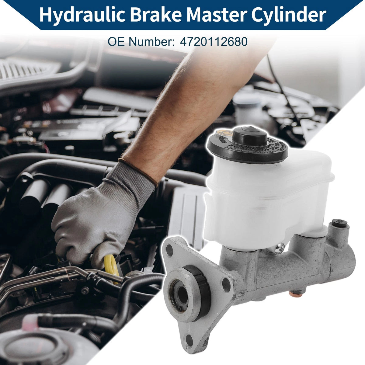 Brake Master Cylinder Reservoir Replacement for Toyota Corolla Saloon (1992–1997)