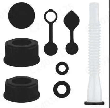 Set of 3 Replacement Gas Tank Nozzles for Gas Cans with Antislip Pipe