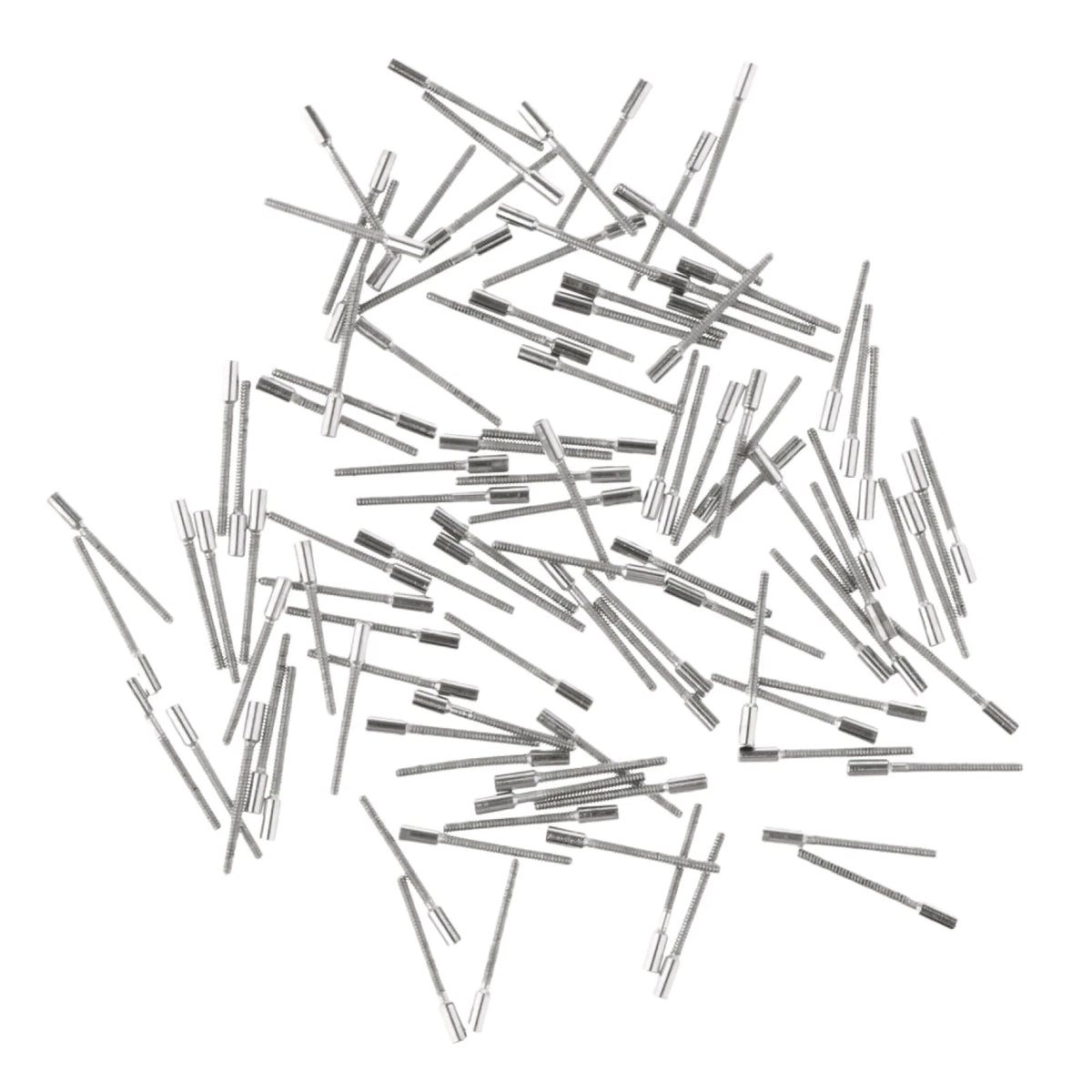 0.9mm Thread Stainless Steel Watch Stem Extender (100 Pack)