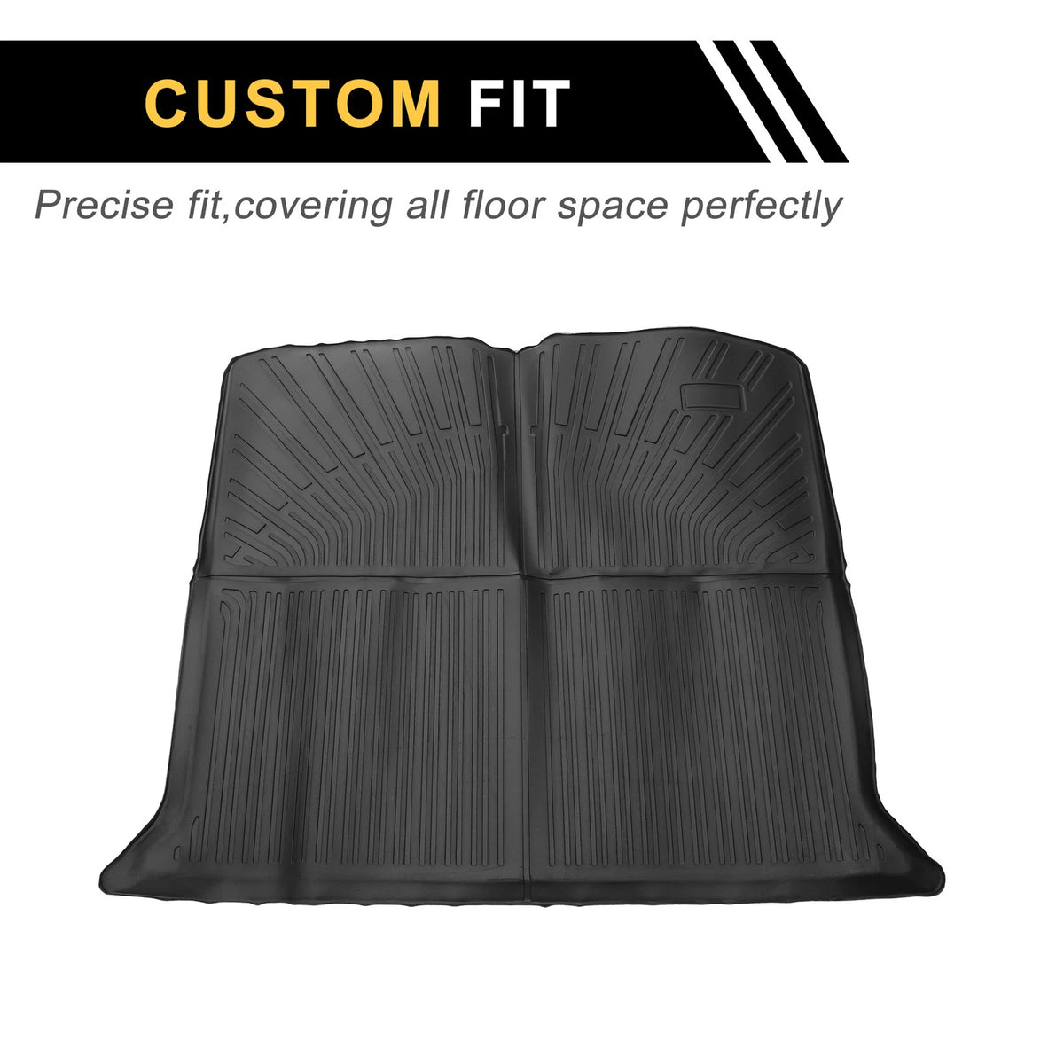 Cargo Liner Rear Trunk Mat for Honda Passport (2019–2023) TPE Stripe Pattern