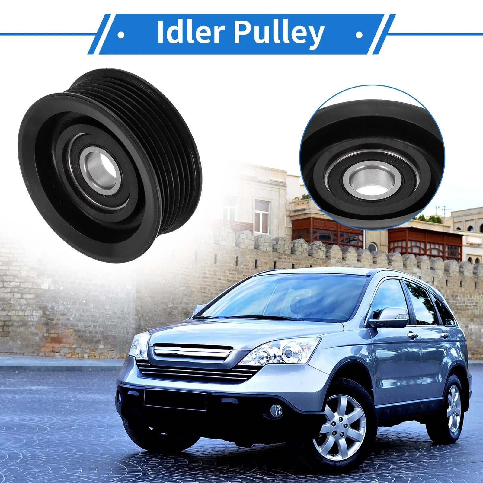 Drive Belt Idler Pulley OEM Replacement for Honda CR-V (2012–2014)