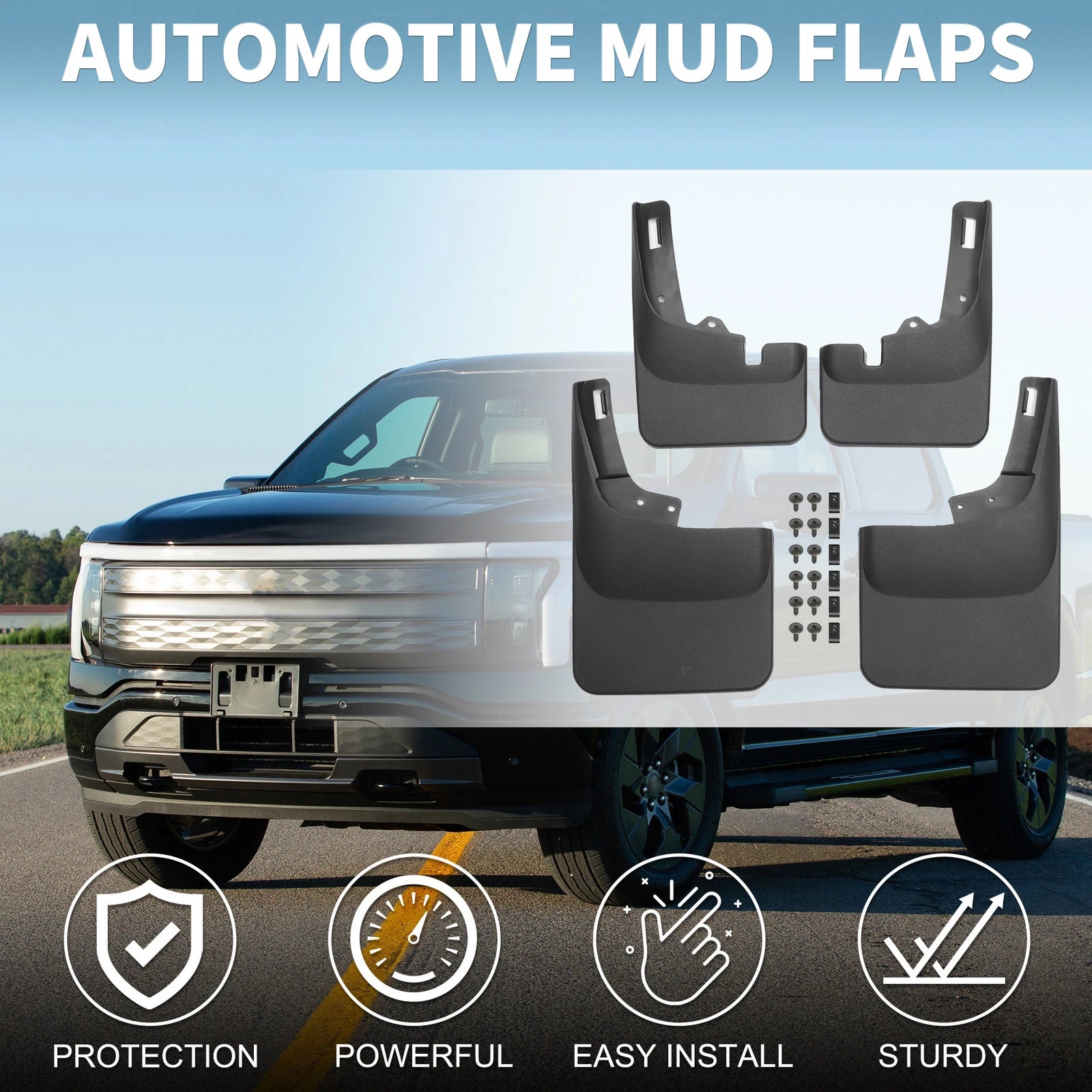 Mud Flap Splash Guard for Ford F-150 (2021–2024)