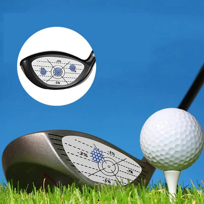 50pcs Training Stickers for Golf Ball Striking Analysis