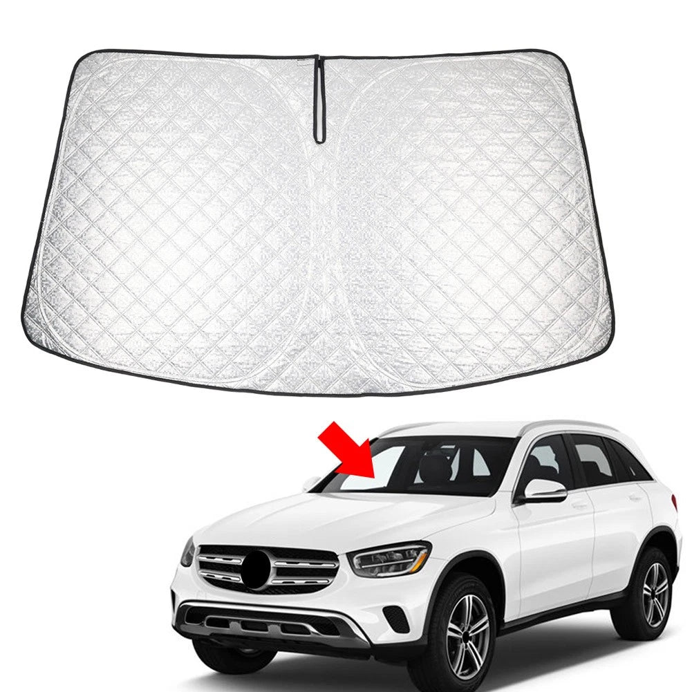 Folding Windshield Sun Shade for Mercedes Benz GLC (2016–2022)