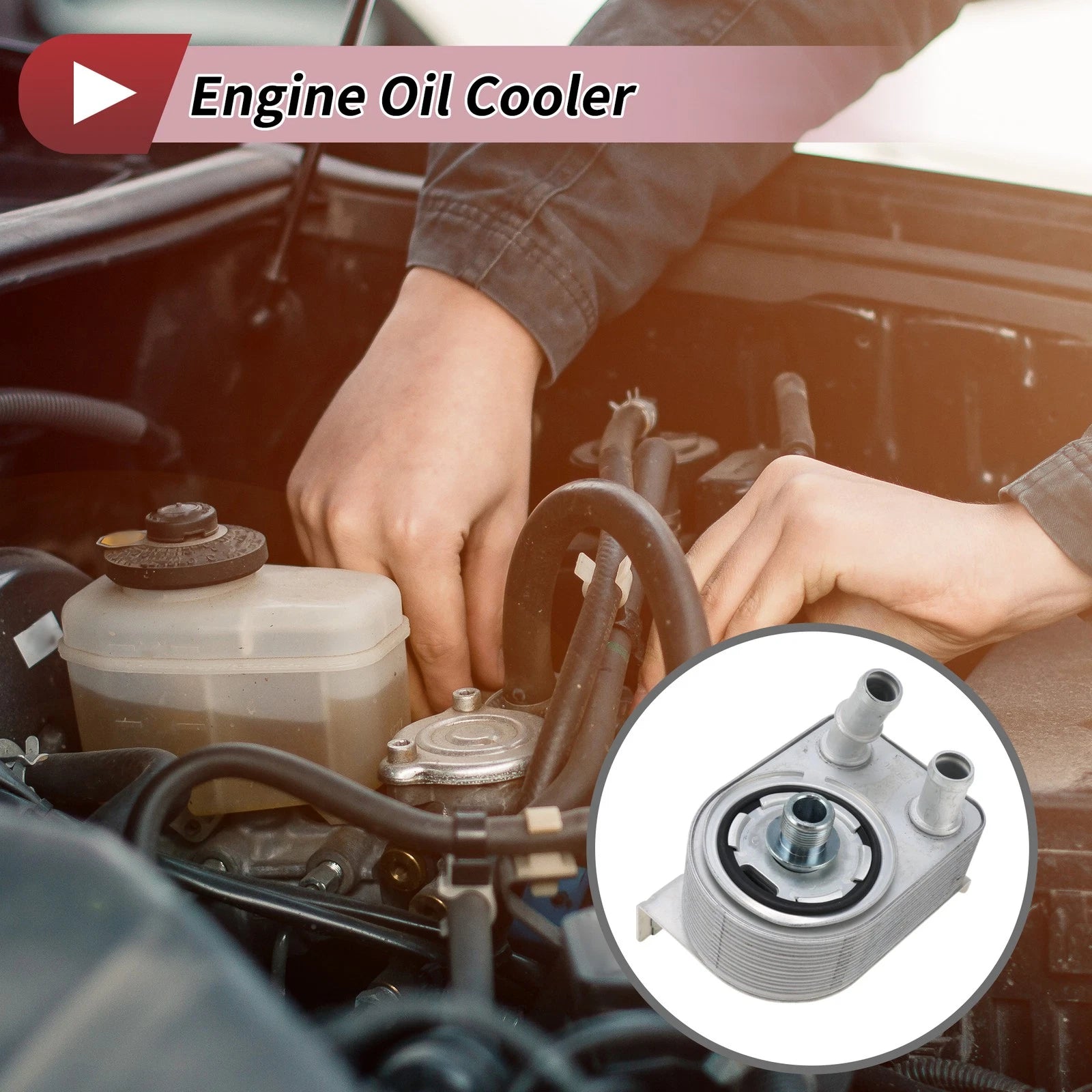Transmission Oil Cooler Replacement for Dodge Ram 1500 (2013–2018)