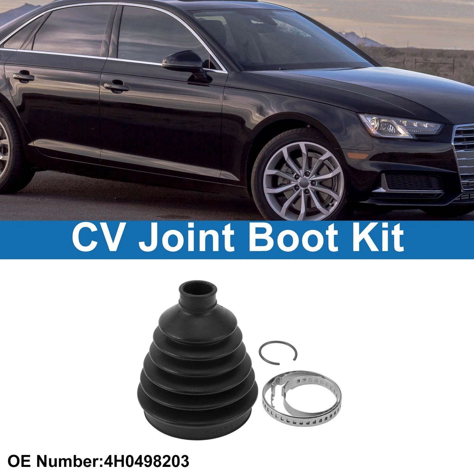 Outer CV Joint Boot Kit with Clamps for Audi A4 and A8 (2013–2023)