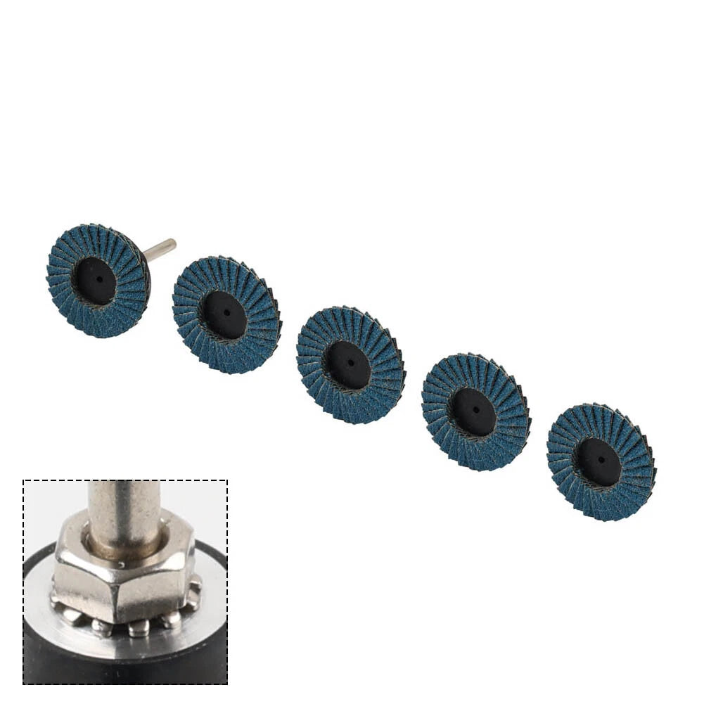 50mm R Type Flap Sanding Disc Set of 4 (40/60/80/120 Grit)