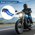 Adjustable Short Brake Clutch Levers for Suzuki GSXR600 (1997–2003) Solid Blue