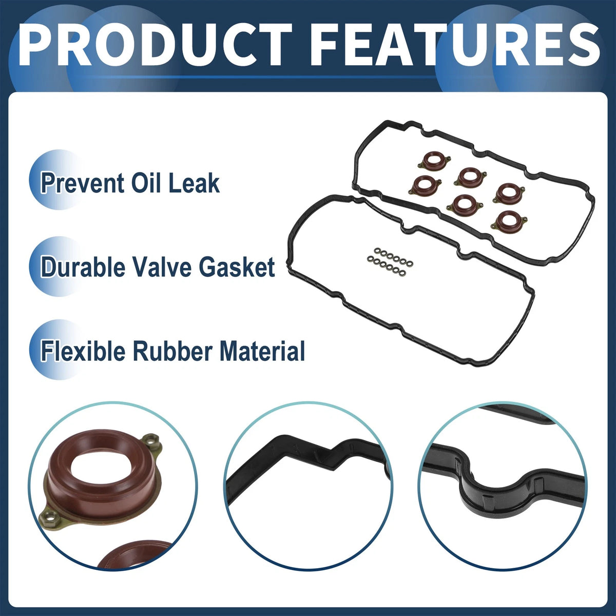 Valve Cover Gasket Set for Acura MDX (2014–2020) 0362072