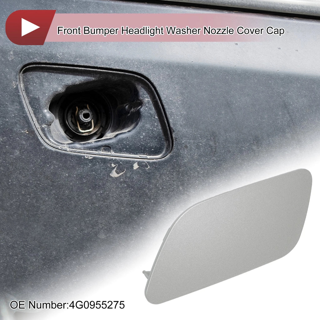 Front Left Washer Nozzle Cover Cap Replacement for Audi A6 C7 (2012–2017)