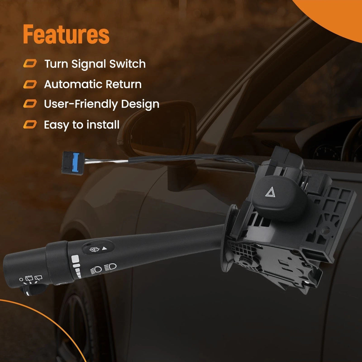 Turn Signal Switch for GMC Yukon, Cadillac Escalade (2007–2014) 15849314 D6224E