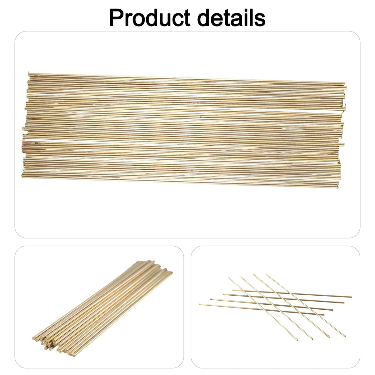 25PCS Brazing Rods for Oxyacetylene Welding 250mm