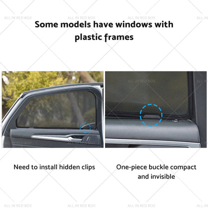Magnetic Rear & Triangular Sun Shade for Mazda CX-3 (2015–Current)