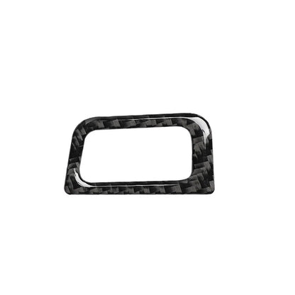 Carbon Fiber Rear Trunk Switch Button Frame Trim For Audi A6 A7 2012-2018