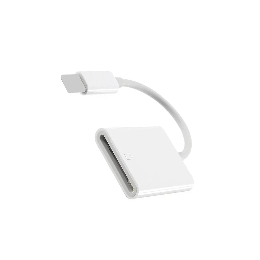 SD Card Adapter Camera Reader for iPad iPhone (6–14 Pro Max)