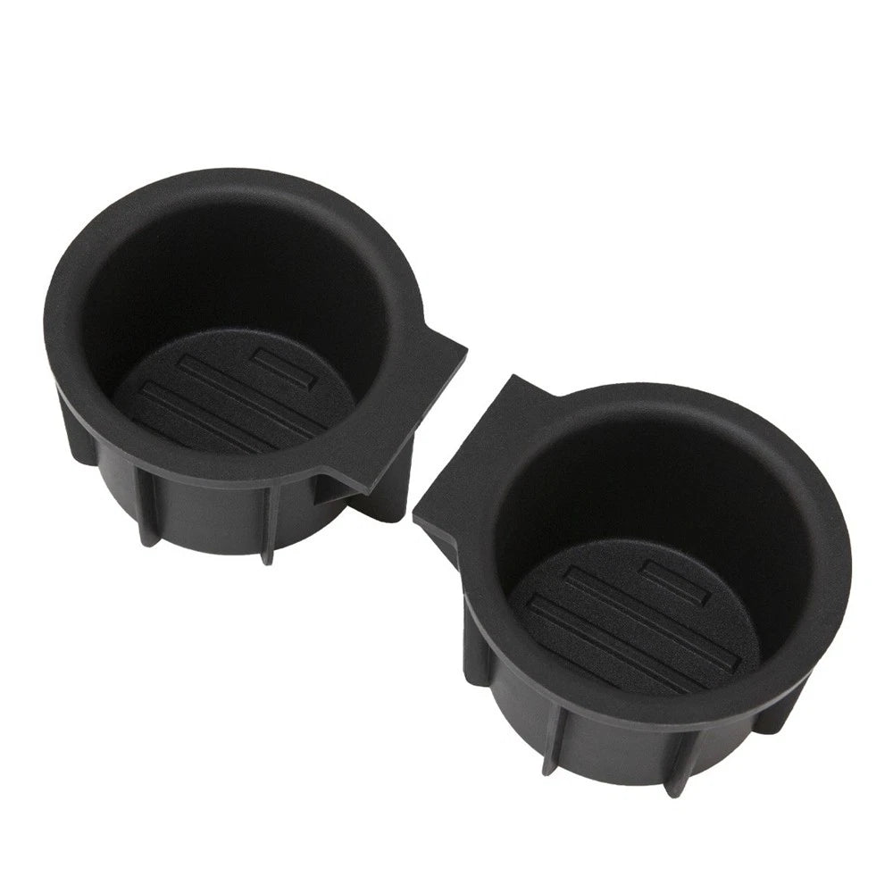2Pcs For Ford F-150 F150 2009-2014 Front Console Cup Holder Inserts Replacement