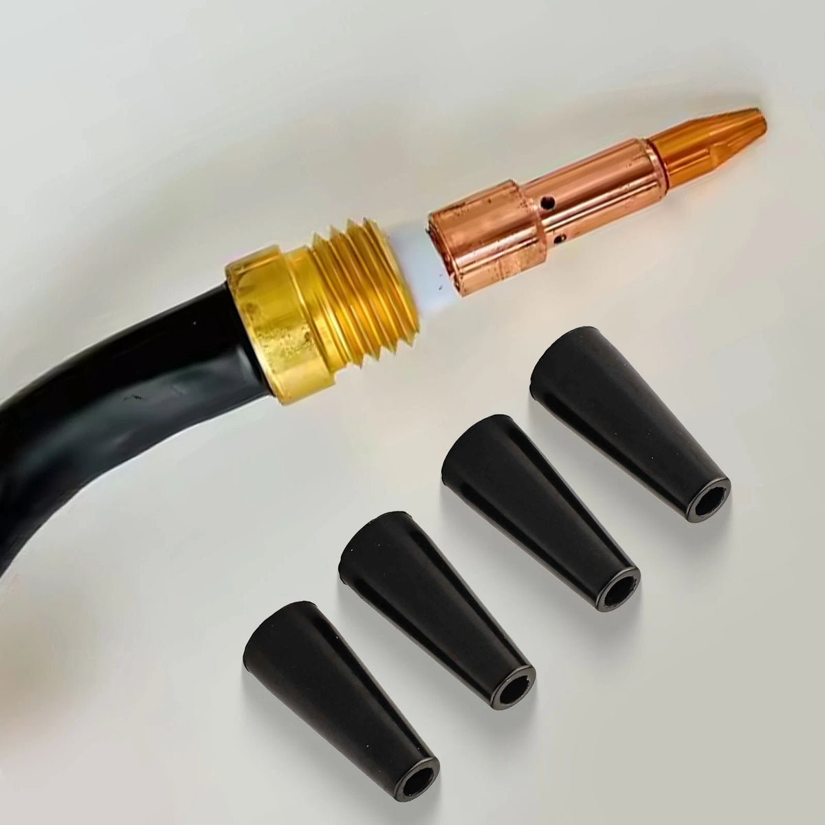 Set of 4 Gasless Welding Nozzles for Enhanced Flexibility