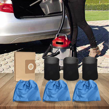 Set of 4 Vacuum Cleaner Dust Bag Filter Accessories Reduce Noise