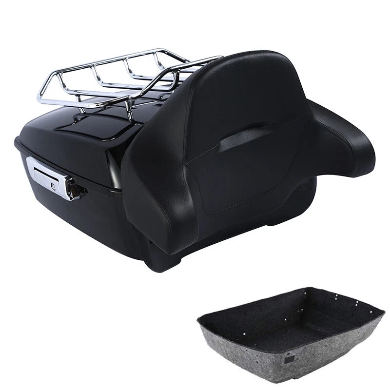 Trunk Luggage Rack Backrest for Harley Road Glide (2009–2013)