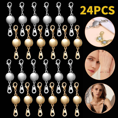 Magnetic Extension Chain Clasp for Necklace Bracelet Jewelry Deco
