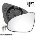 Non Heated Left Driver Side Mirror Glass Replacement for Toyota Yaris (2012–2017)